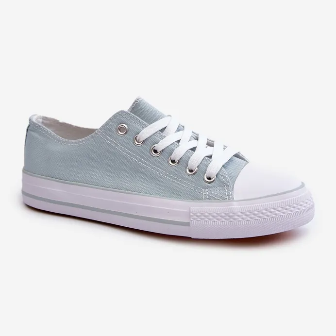 Baskets basses Material Classic pour femmes, menthe, Lennabella bleu