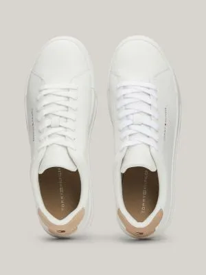 Baskets Essential effet grain fin | Blanc | Tommy Hilfiger