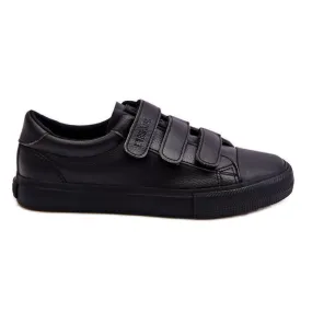 Baskets Velcro Classiques Big Star LL274A206 Noir le noir