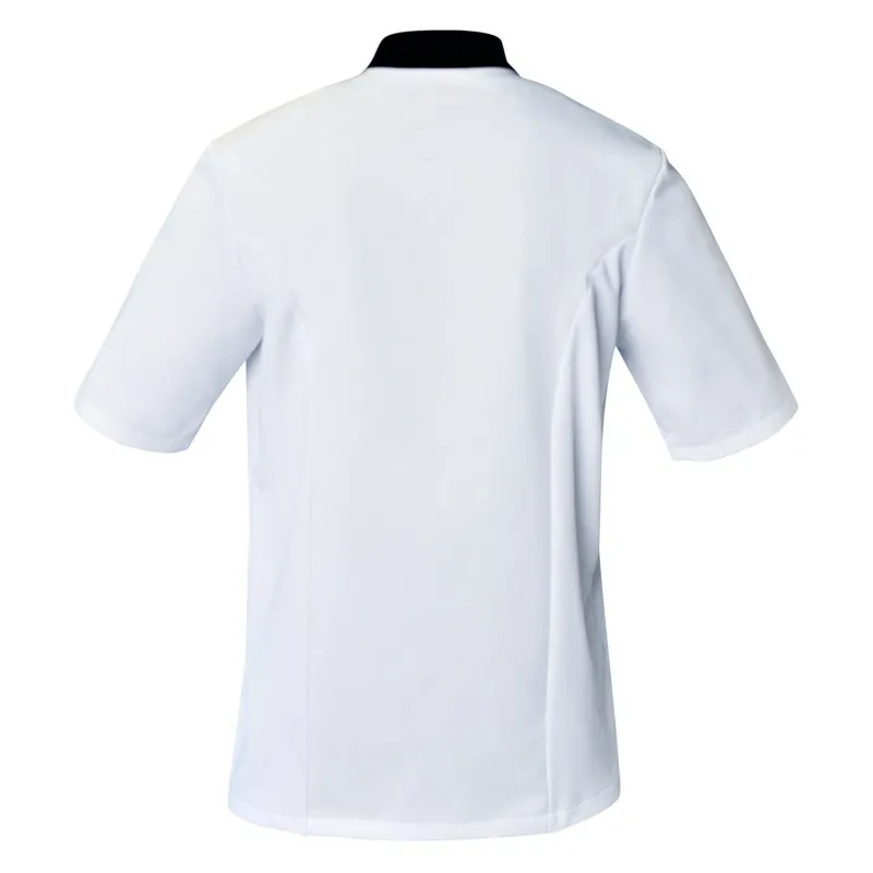 Blouse de cuisine blanche respirante SNV | Vêtements cuisinier