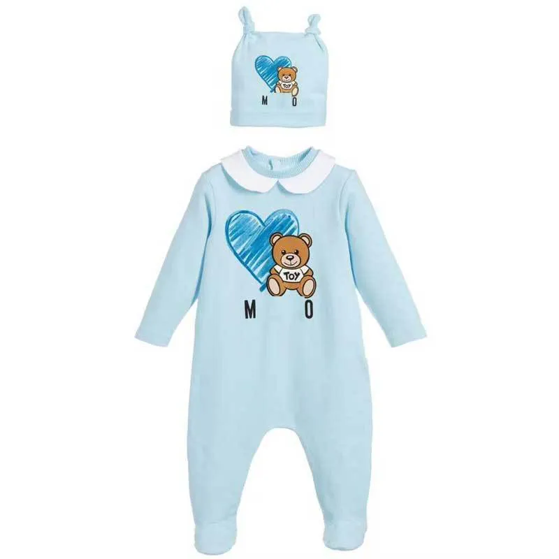 Bébé Barboteuses Printemps Automne Vêtements Nouveau Né Fille Garçon Côtelé Vêtements Tricoté Coton Barboteuse Combinaison Solid