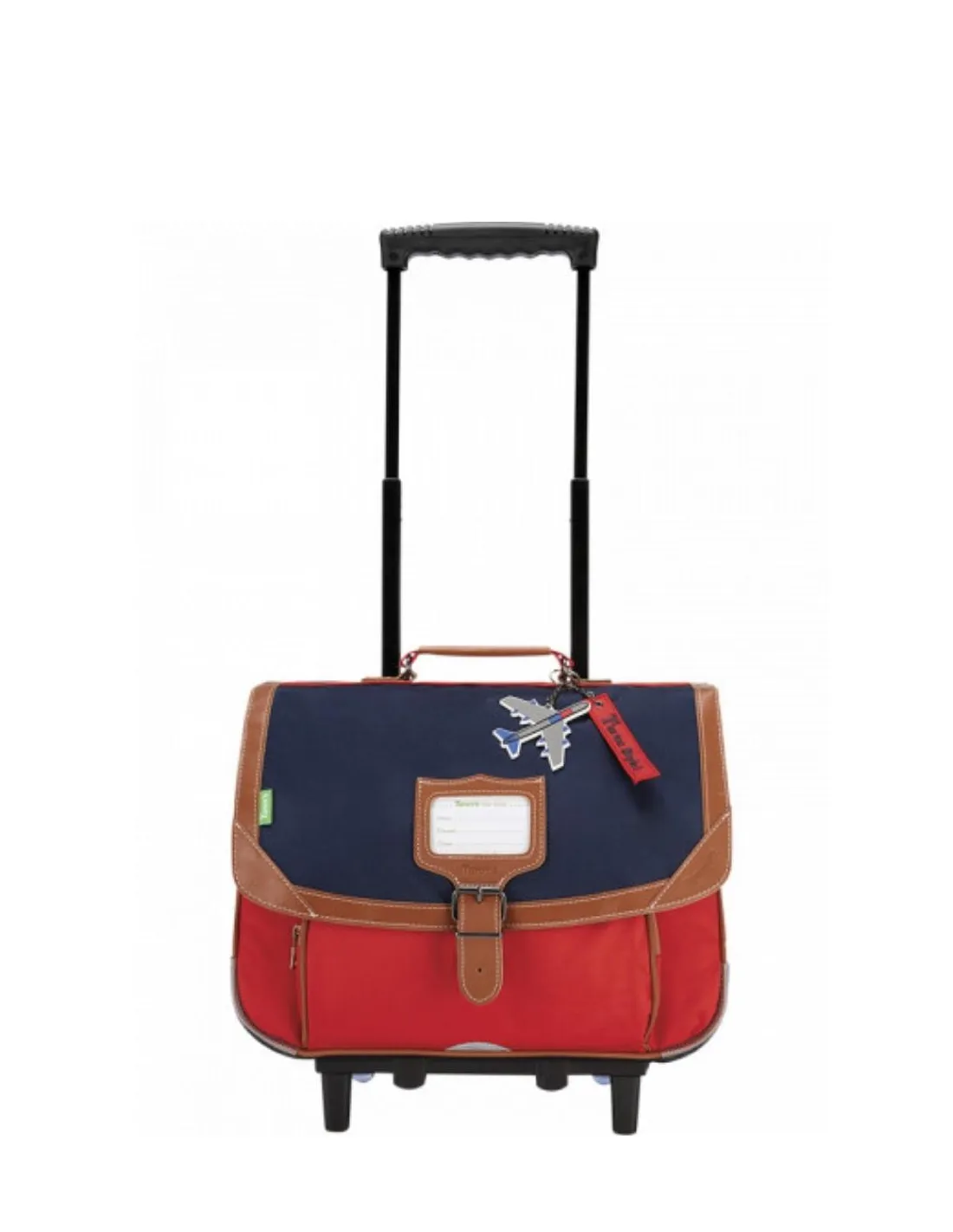 Cartable A Roulettes 38 Tann's Bico Arthur Ref     Bleu et Rouge 38*29*15 cm