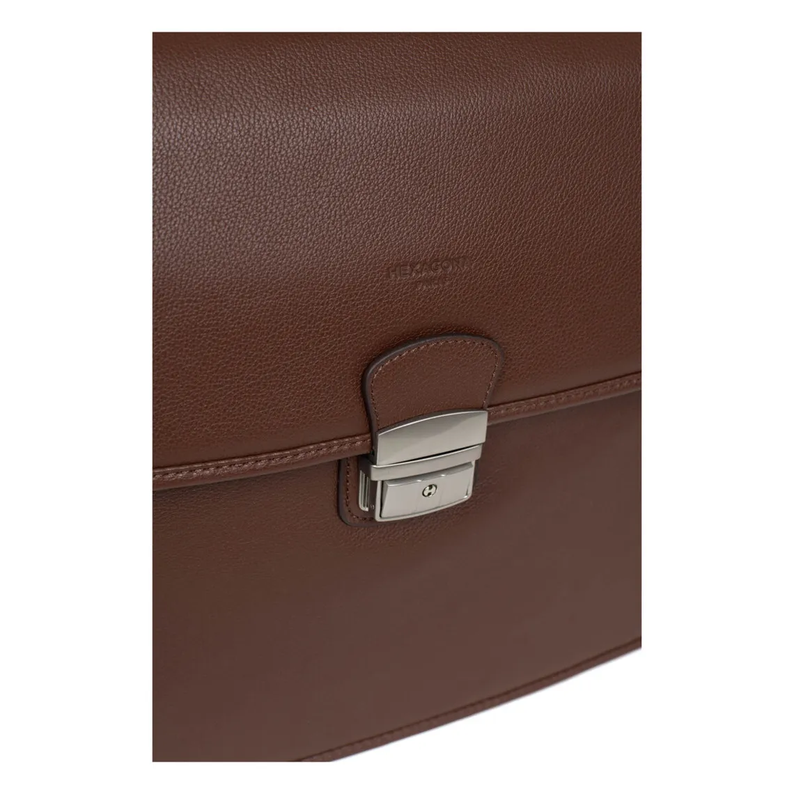 Cartable A4 Cuir CONFORT Chocolat Kai | 3 Suisses