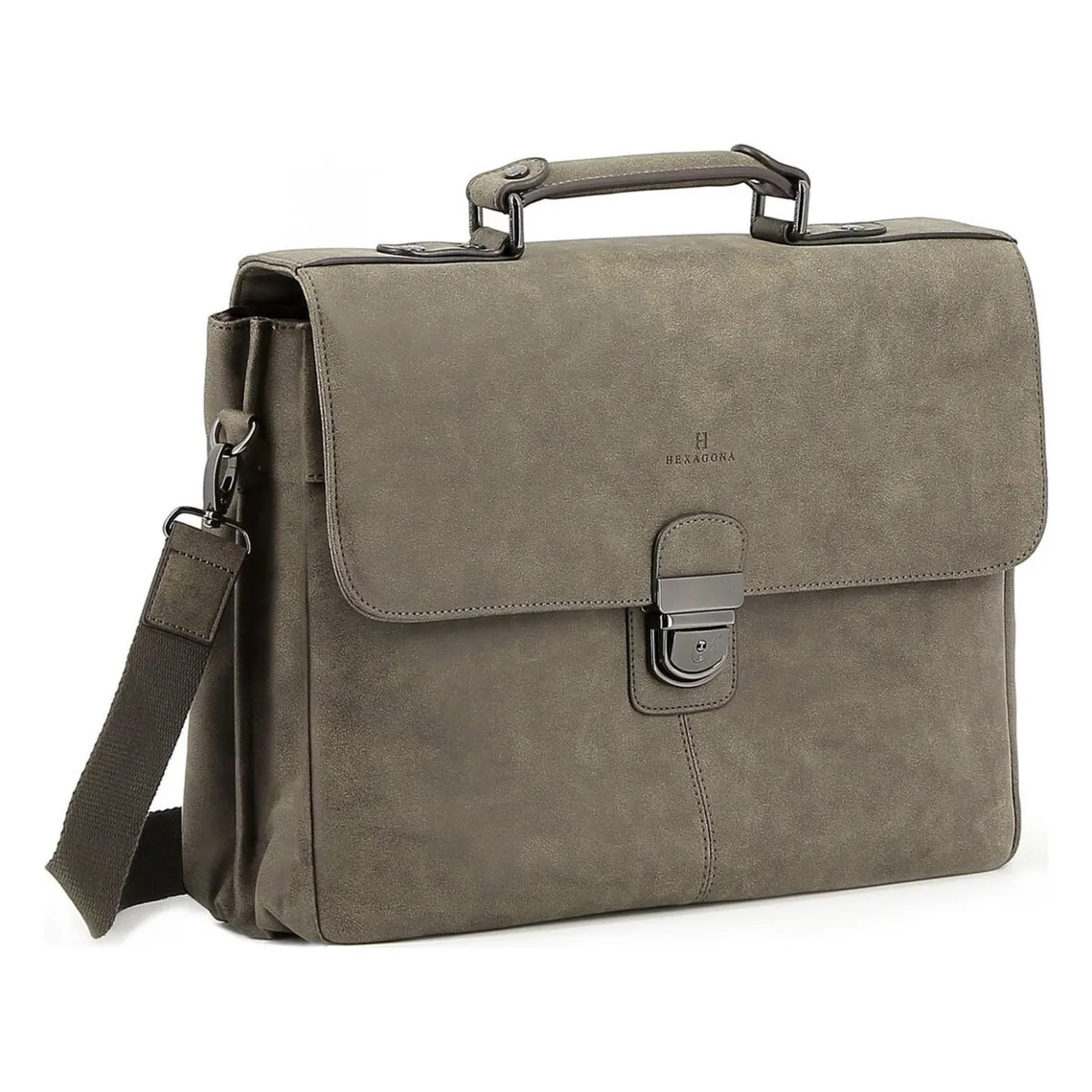 Cartable A4 DIFFERENCE Taupe Liam | 3 Suisses