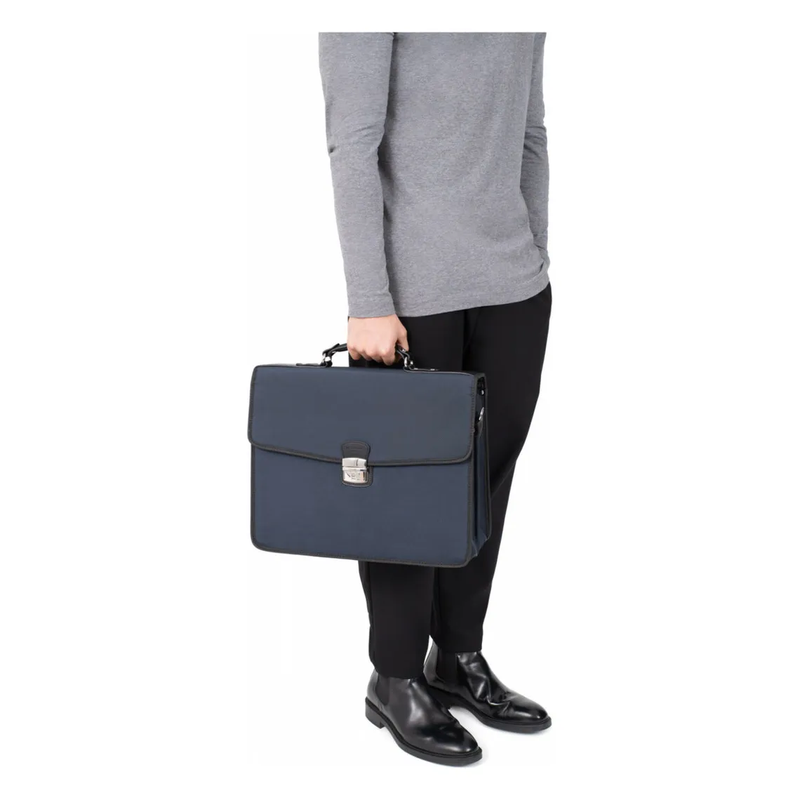 Cartable A4 WORKER Marine Xer Hexagona - Sac à dos Homme sur MenCorner