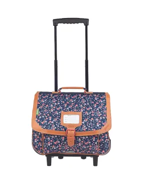 Cartable Trolley Tann's Ava Ref 42269 Bleu Rose 38*29*15 cm