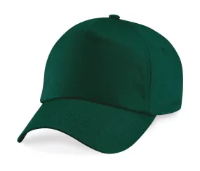 Casquette 5 panneaux - B10 - vert bouteille 