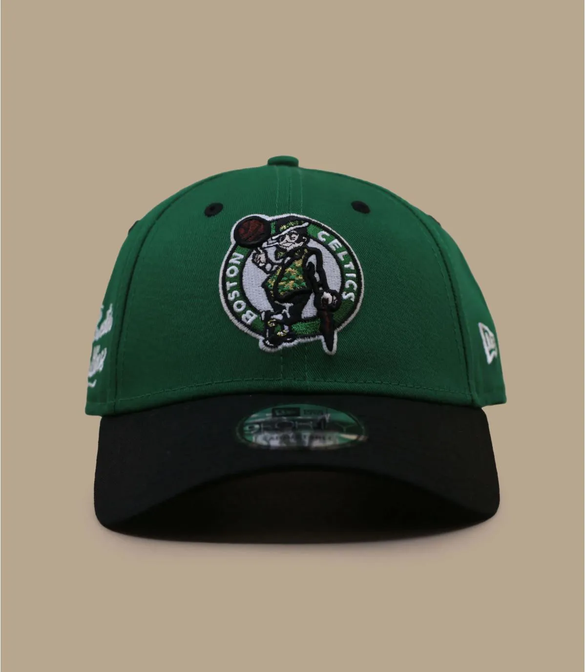 Casquette baseball Celtics verte noire - Casquette Nba Side Patch 9Forty Boston Celtics New Era : Headict