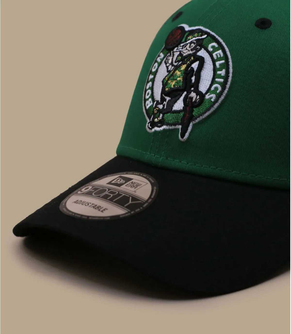 Casquette baseball Celtics verte noire - Casquette Nba Side Patch 9Forty Boston Celtics New Era : Headict