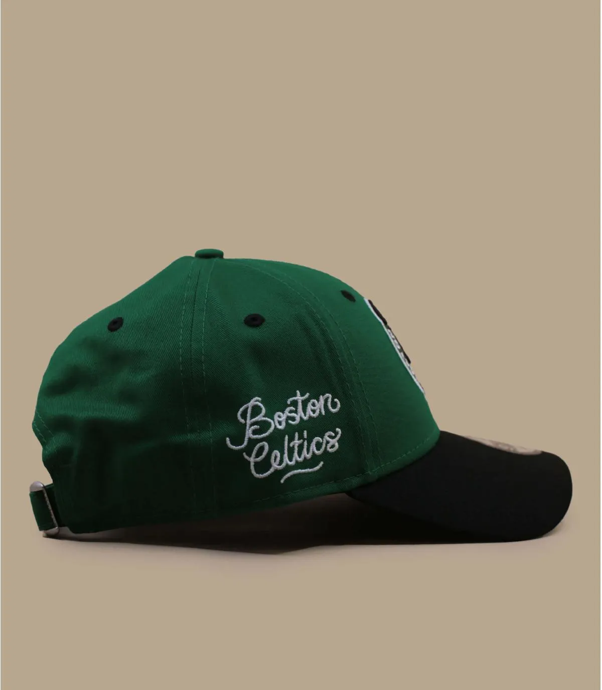 Casquette baseball Celtics verte noire - Casquette Nba Side Patch 9Forty Boston Celtics New Era : Headict