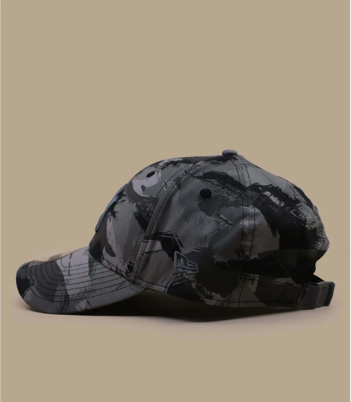 Casquette baseball NY camouflage - Casquette Painted AOP 9Forty NY grey New Era : Headict