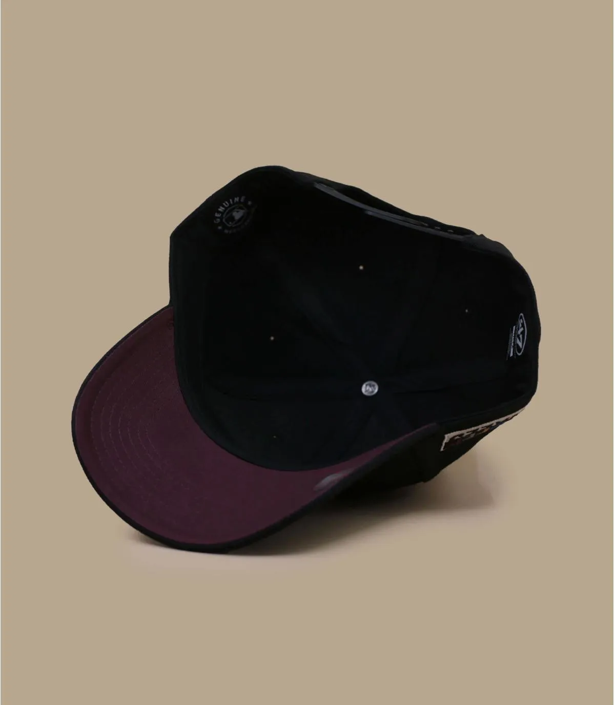 Casquette baseball NY noire - Casquette MVP Sure Shot Snapback NY black 47 Brand : Headict