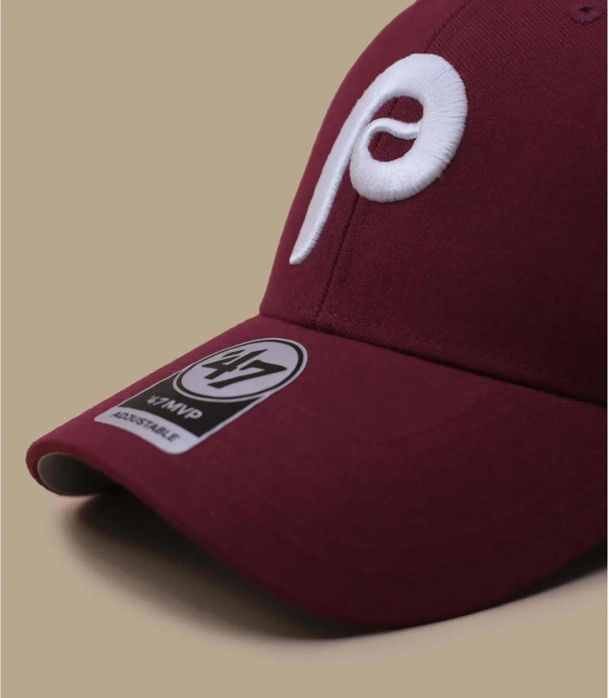 Casquette baseball Phillies de Philadelphie bordeaux - Casquette MLB Phillies World Series Sure Shot 47 Brand : Headict