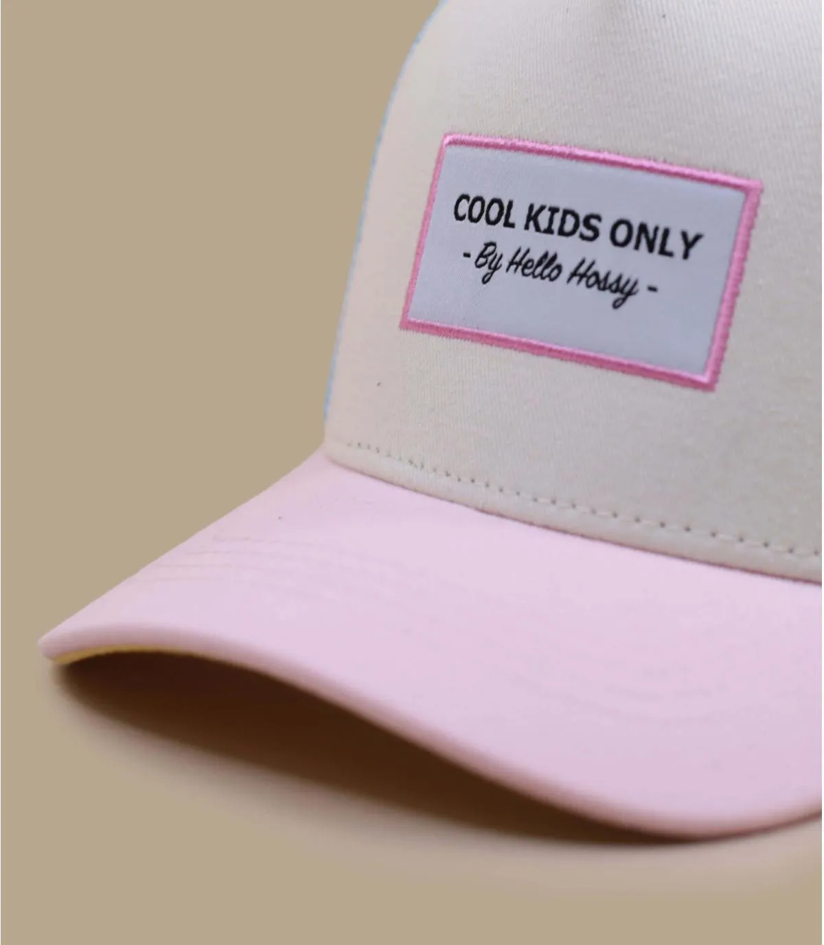 Casquette enfant trucker jaune bleue et rose - Casquette Trucker Mini Lollipop Hello Hossy : Headict