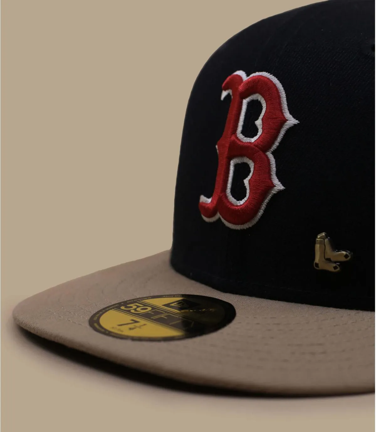 Casquette fitted Boston bleu marine patch - Casquette Varsity Pin 59Fifty Boston Red Sox New Era : Headict