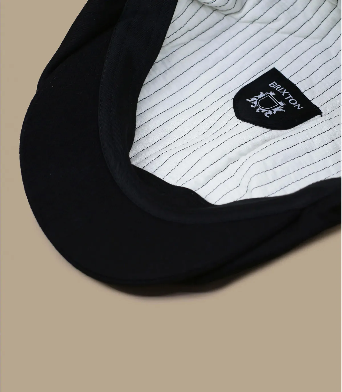 Casquette gavroche noire - Brood par Brixton