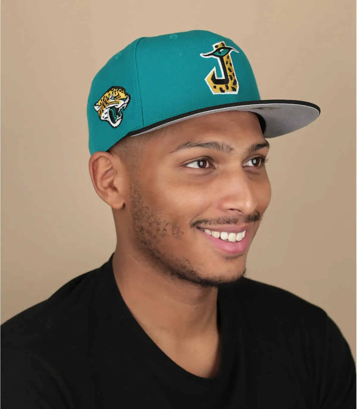 Casquette snapback bleue patch Jaguars - Casquette NFL Originals 9Fifty Jaguars New Era : Headict