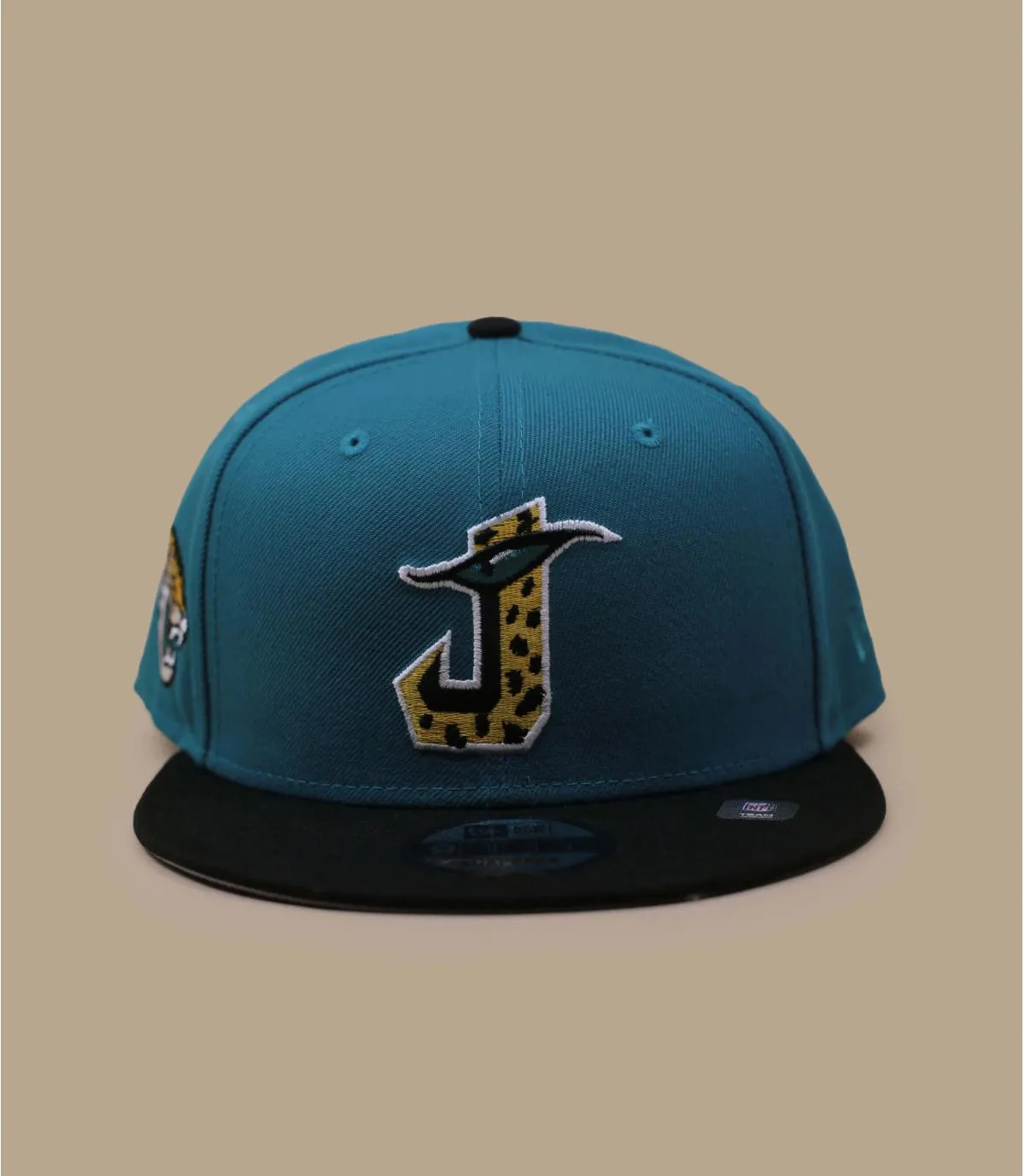 Casquette snapback bleue patch Jaguars - Casquette NFL Originals 9Fifty Jaguars New Era : Headict