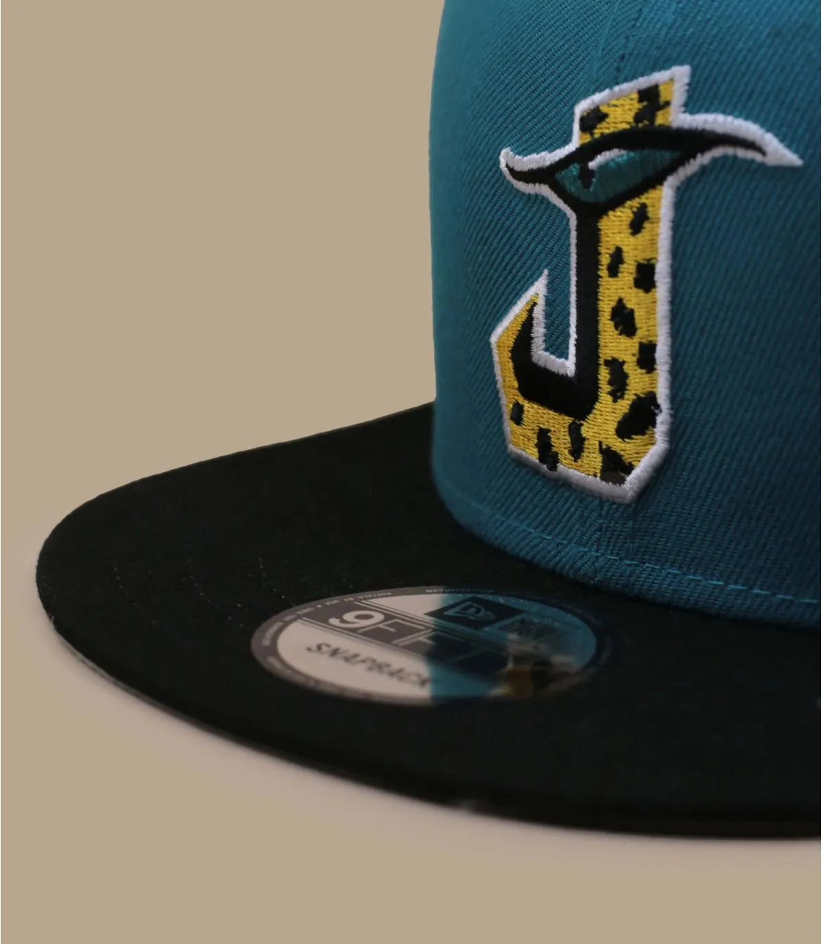 Casquette snapback bleue patch Jaguars - Casquette NFL Originals 9Fifty Jaguars New Era : Headict