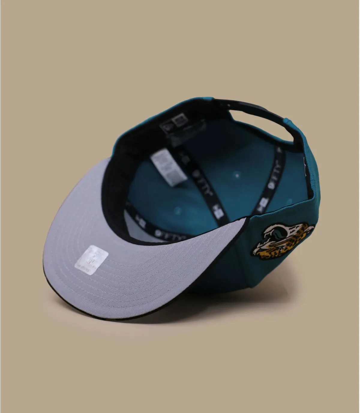 Casquette snapback bleue patch Jaguars - Casquette NFL Originals 9Fifty Jaguars New Era : Headict