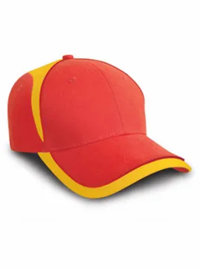 Casquette supporter couleurs Espagne - RC062 - rouge et jaune 