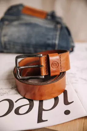 Ceinture en cuir Homme, Cognac Agust  Freeman T.Porter 