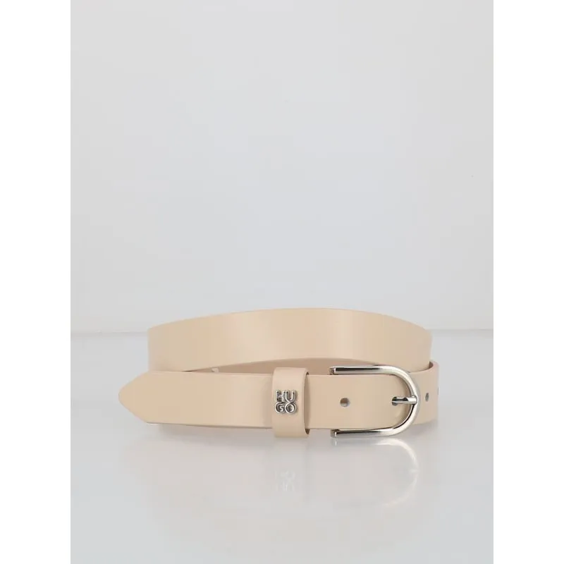 Ceinture en cuir oval 3.0 noir femme - Tommy Jeans | wimod