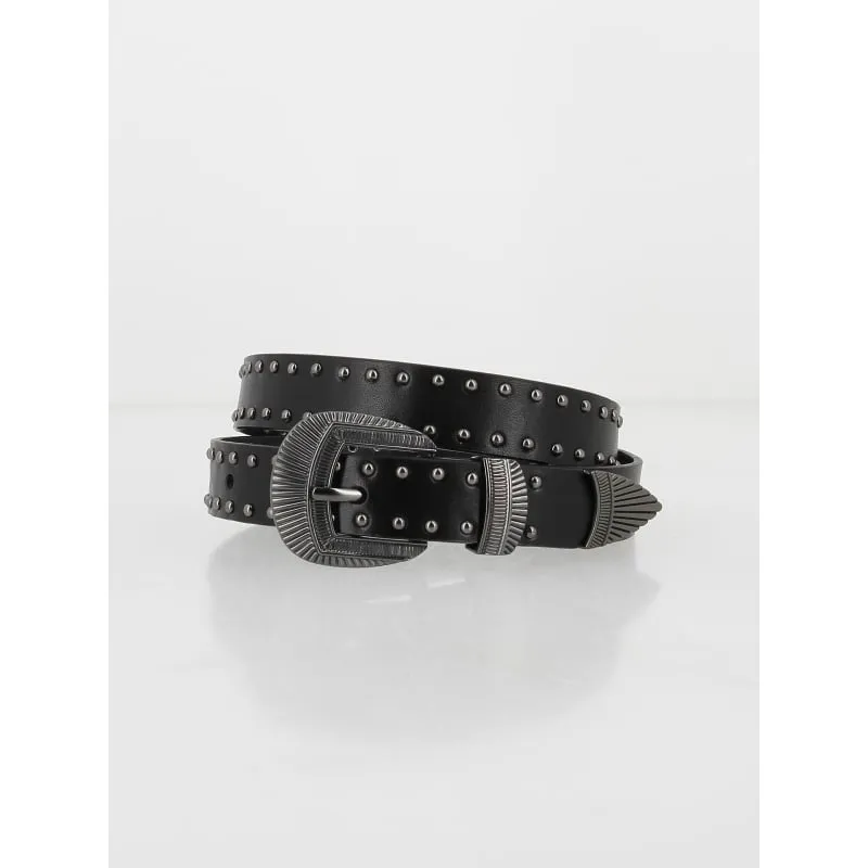 Ceinture en cuir oval 3.0 noir femme - Tommy Jeans | wimod