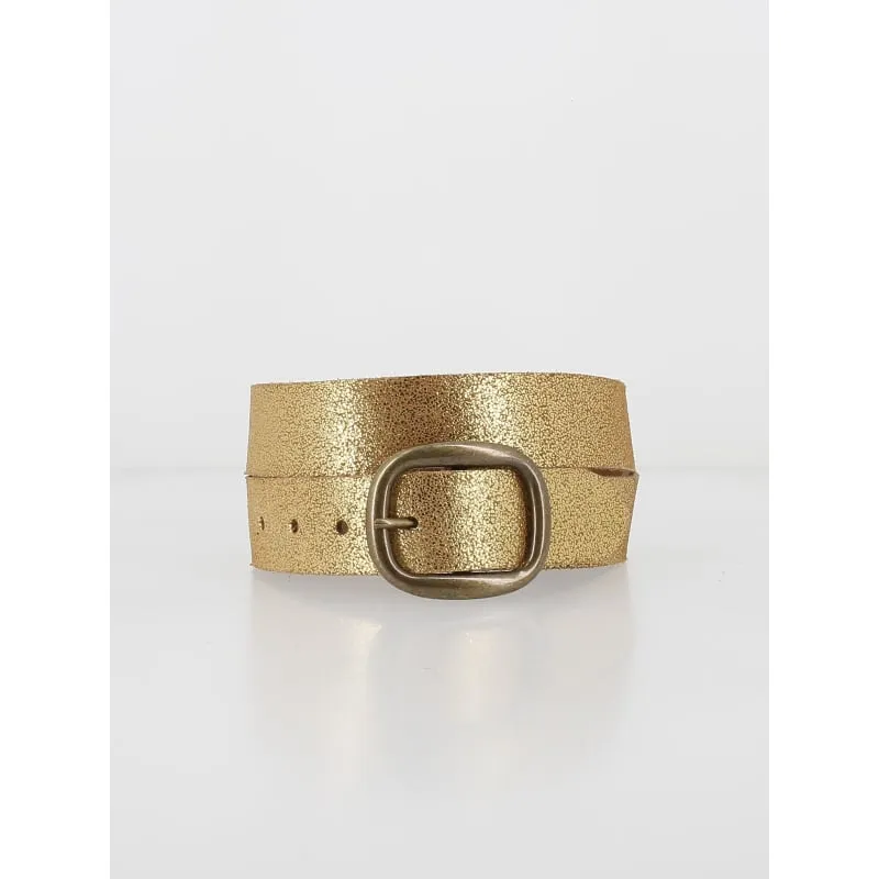 Ceinture en cuir oval 3.0 noir femme - Tommy Jeans | wimod