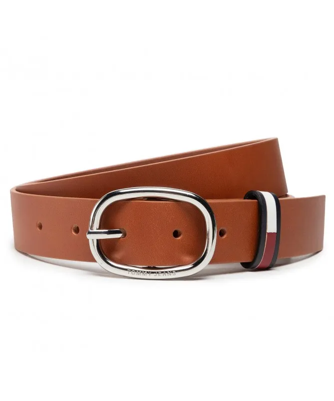 CEINTURE FEMME CASUAL EN CUIR À BOUCLE OVALE TOMMY HILFIGER