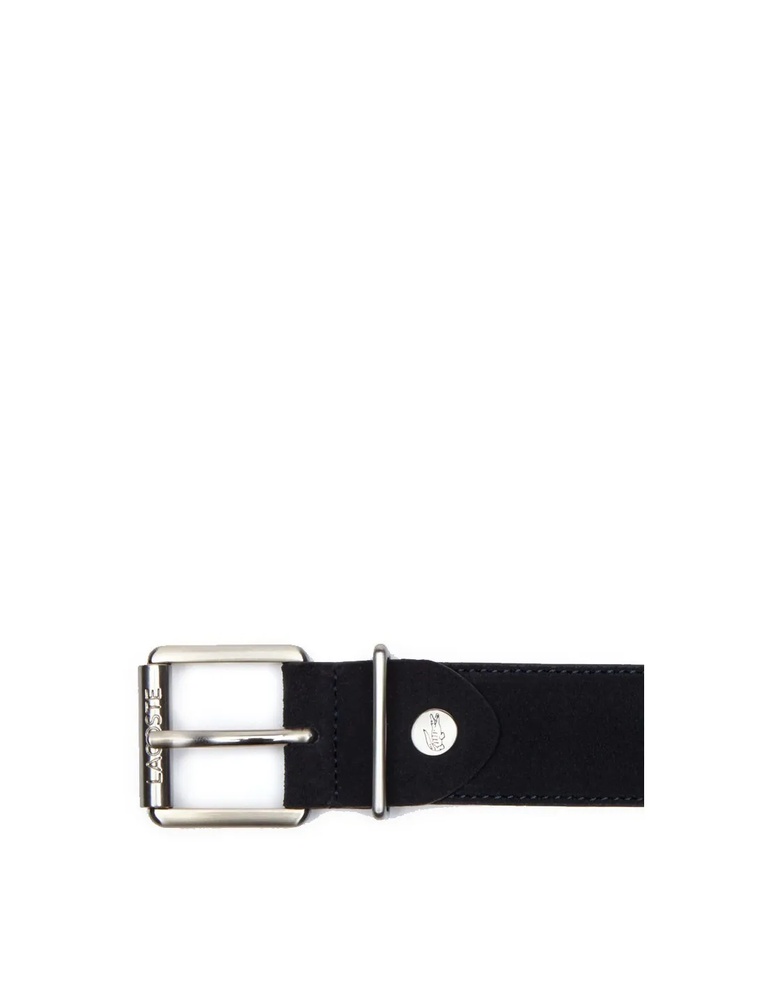 Ceinture Lacoste en cuir ref 45258 Marine 110 cm