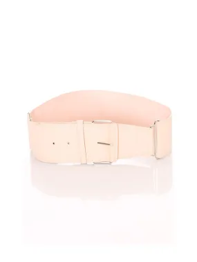 Ceinture rose large, boucle rectangle et attaches. SG-0418