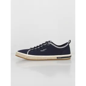 Chaussures en toile samoa smart bleu homme - Pepe Jeans | wimod