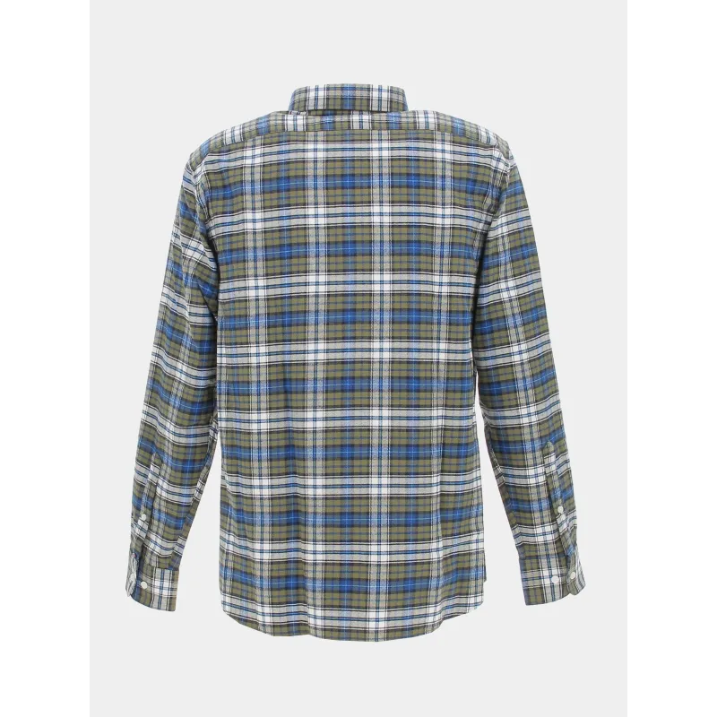 Chemise brushed tartan vert homme - Tommy Hilfiger | wimod