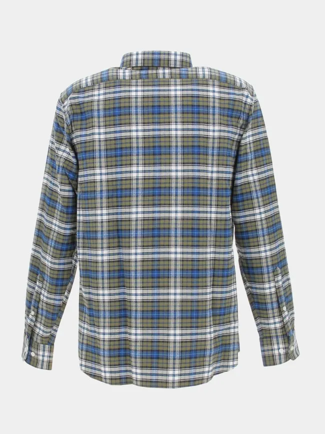 Chemise brushed tartan vert homme - Tommy Hilfiger | wimod