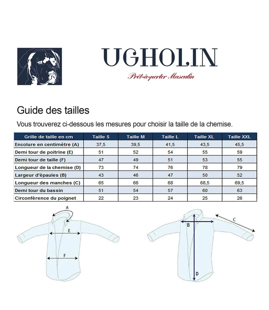 Chemise cintrée homme ajustée col italien unie blanche Harry