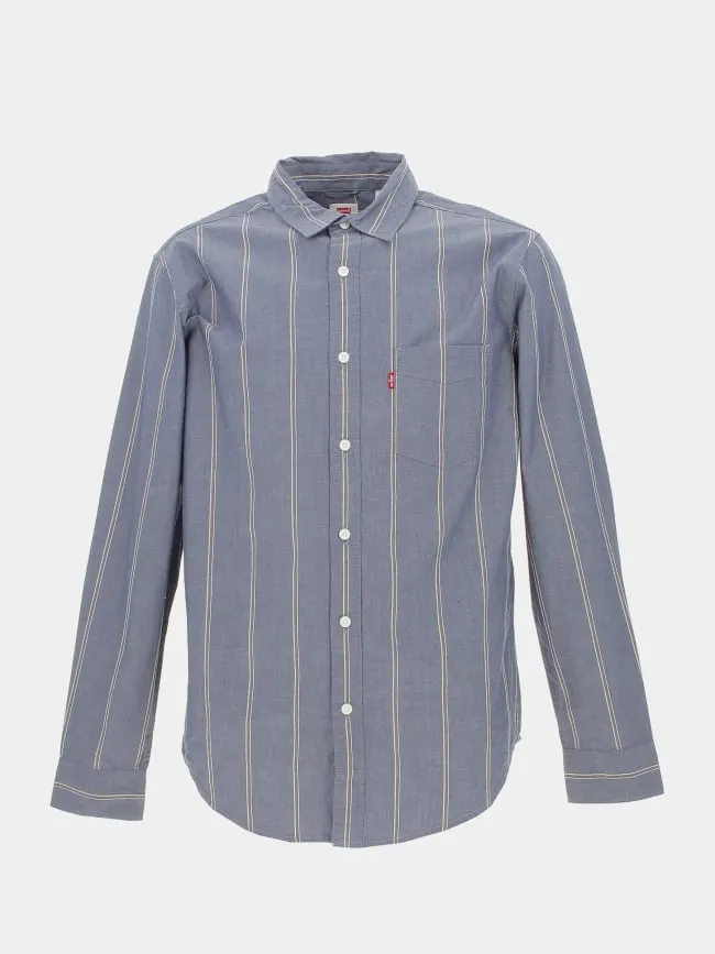 Chemise classic à rayures bleu homme - Levi's | wimod