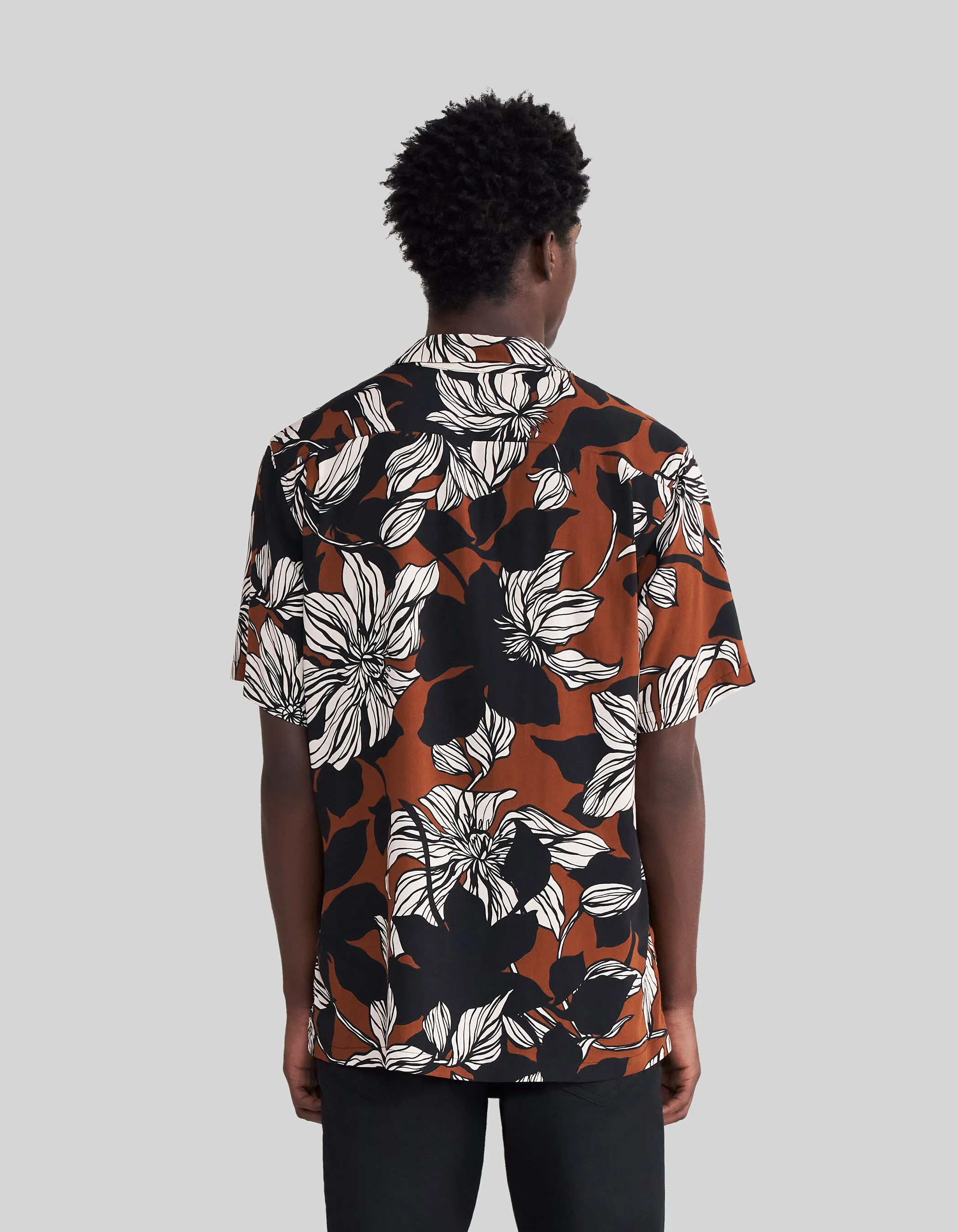 Chemise REGULAR ambre LENZING™ ECOVERO™ maxi floral Homme