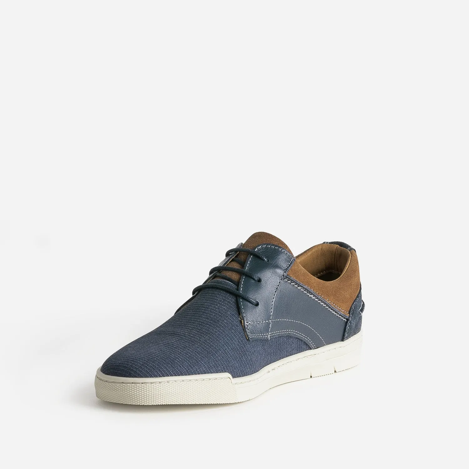 Derby confort marine éco-conçu bi matière - Baskets / Tennis Homme | ERAM