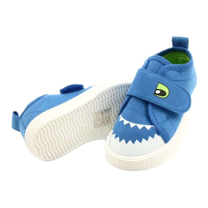 Evento Baskets Enfant Avec Velcro Crocodile 21DZ26-3923 Bleu