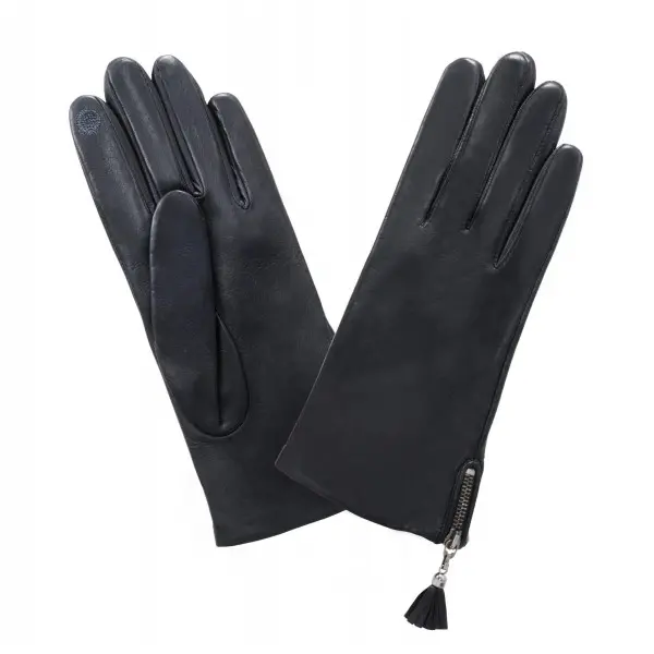 Gants pompon taille 7 - Noir | Glove Story | Gandy.fr