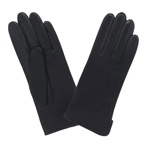 Gants Prestige Classique Cachemire T6.5 Cuir d'Agneau Noir | Glove Story