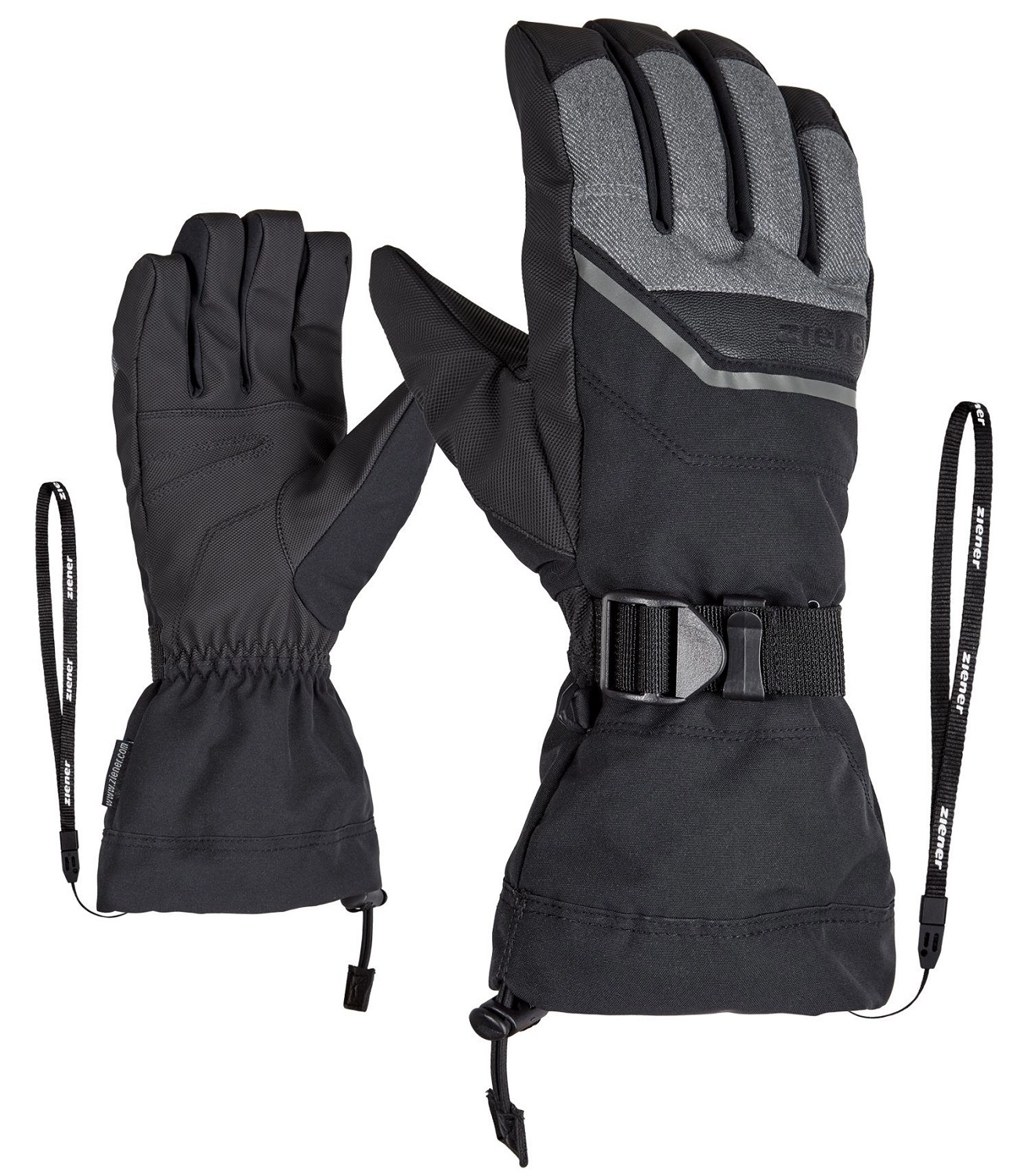 Gants Ziener Gillian AS Glove Ski Alpine Grey Denim