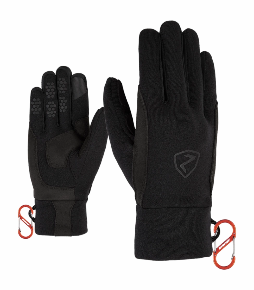 Gants Ziener Gusty Touch Glove Alpinisme Black