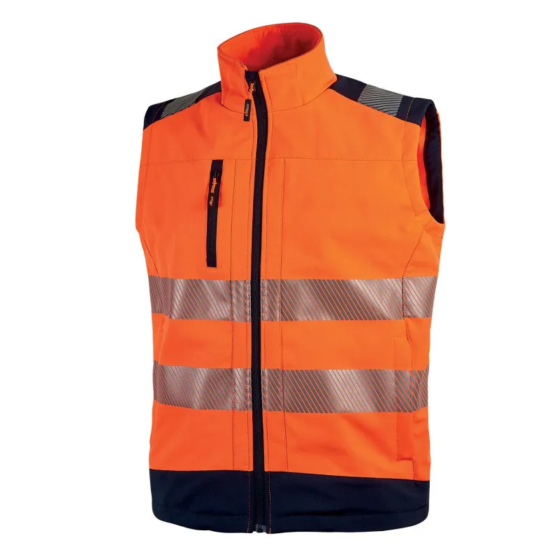 Gilet haute visibilité softshell mi-saison | Vêtements U-Power