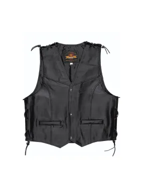 Gilet Held Patch en cuir ref 39636 noir