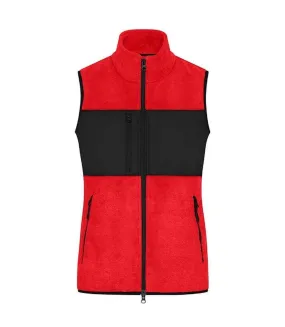 Gilet polaire sans manches - Femme - JN1309 - rouge