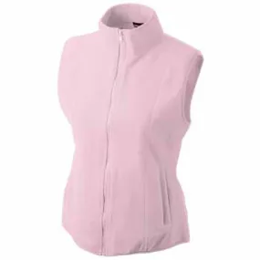 Gilet sans manches bodywarmer polaire femme - JN048 - rose clair 