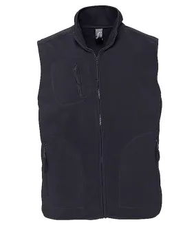 Gilet sans manches bodywarmer polaire unisexe - 51000 - gris anthracite