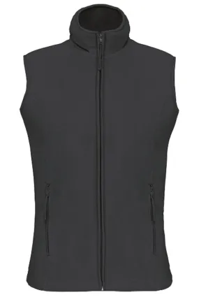 Gilet sans manches micro polaire femme - K906 - gris foncé 